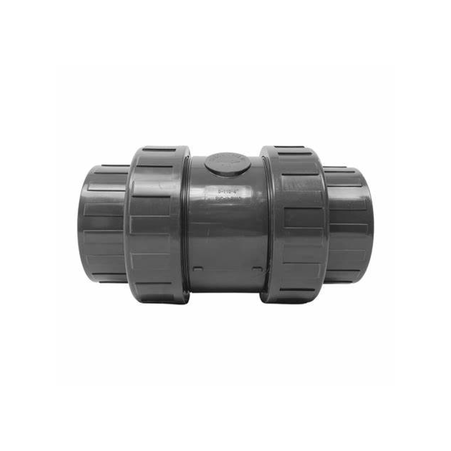 SABS | PVC Double Union Check Valves with PVC Ball or Spring - Solvent Sockets