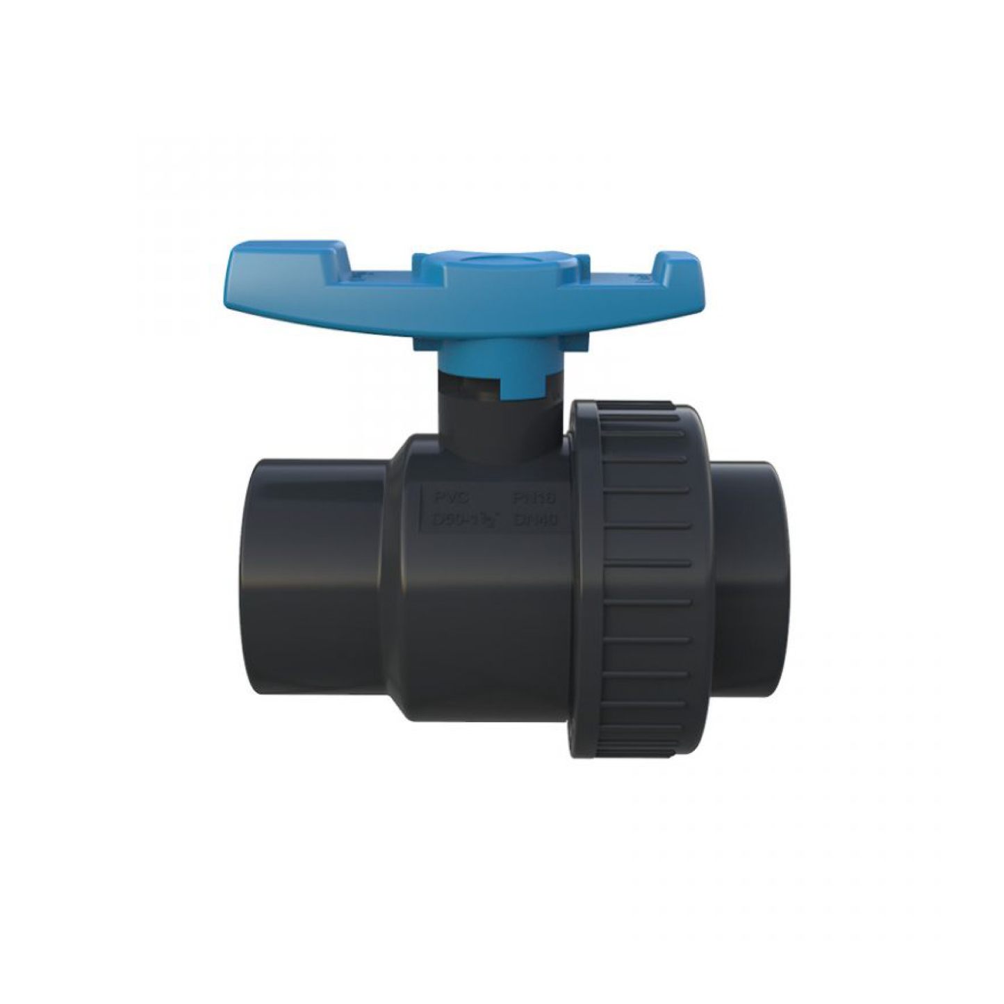 SABS | PVC Single Union Ball valve with Solvent Sockets