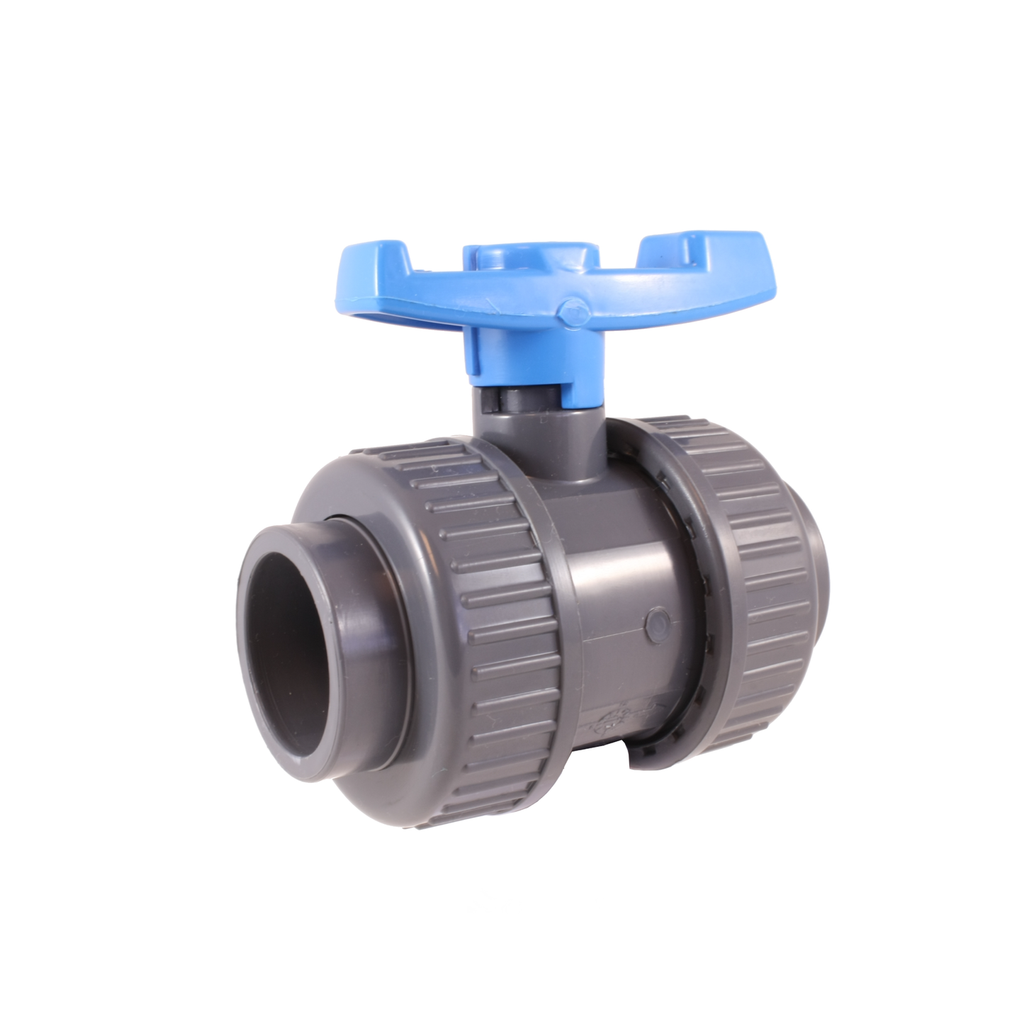 SABS | PVC Double Union Ball valve with Solvent Sockets